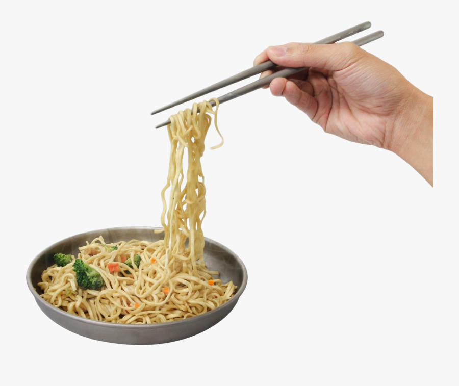 Transparent Chinese Food Png - Noodles On Chopsticks Png, Transparent Clipart