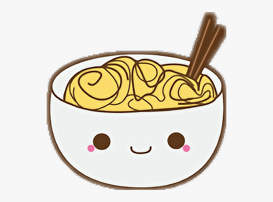 Transparent Comida Clipart - Cute Kawaii Noodles, Transparent Clipart
