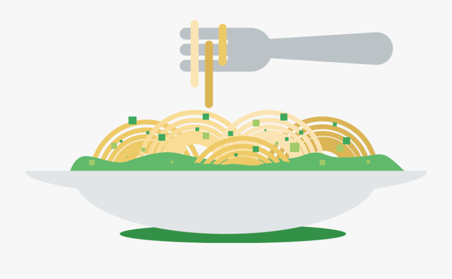 Pasta Clipart Egg Noodle - 麵條 矢量, Transparent Clipart