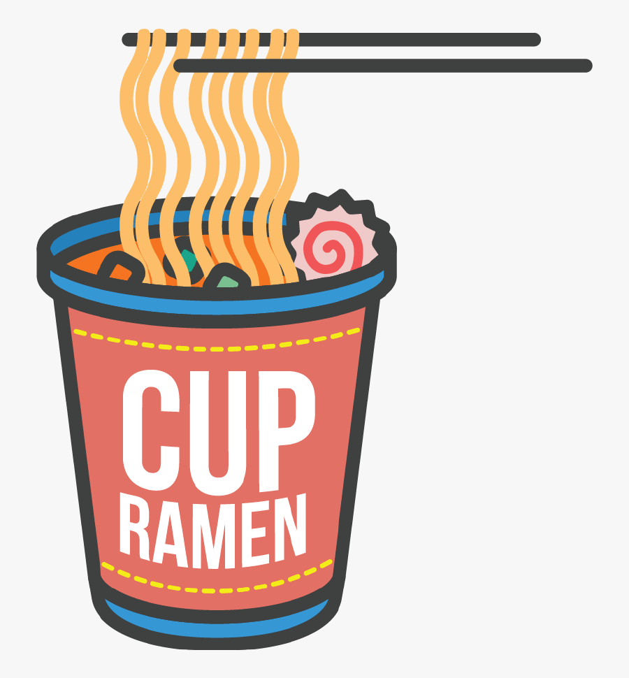 Cup Ramen Clip Art, Transparent Clipart