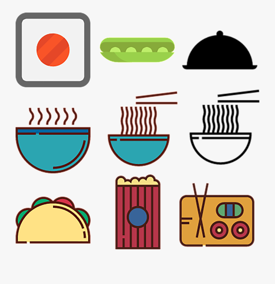 Noodle Fast Food Food Icon, Transparent Clipart