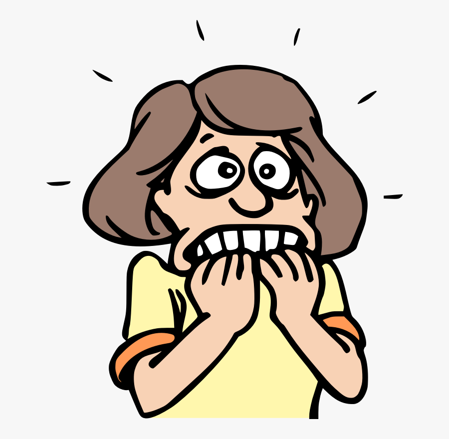 Emotion,art,hair - Cartoon Person Freaking Out, Transparent Clipart
