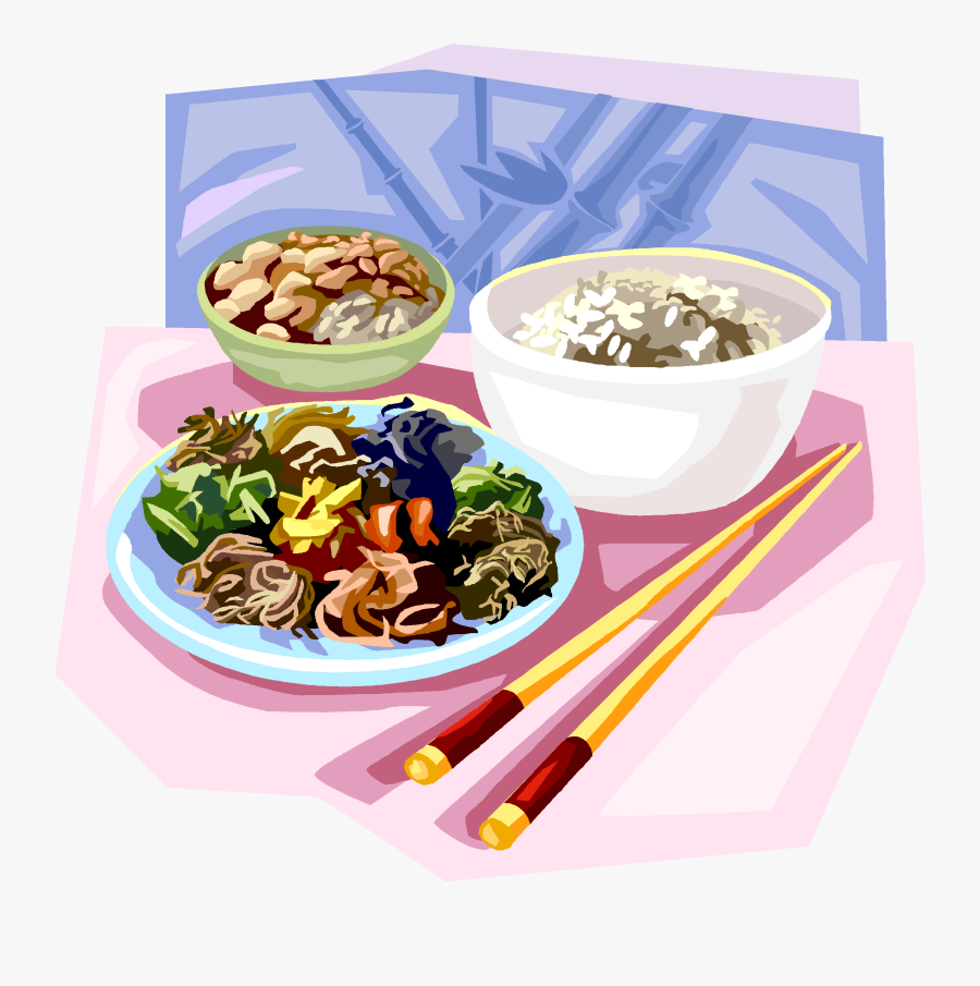 Noodles Clipart Dinner Chinese - Asian Clip Art, Transparent Clipart