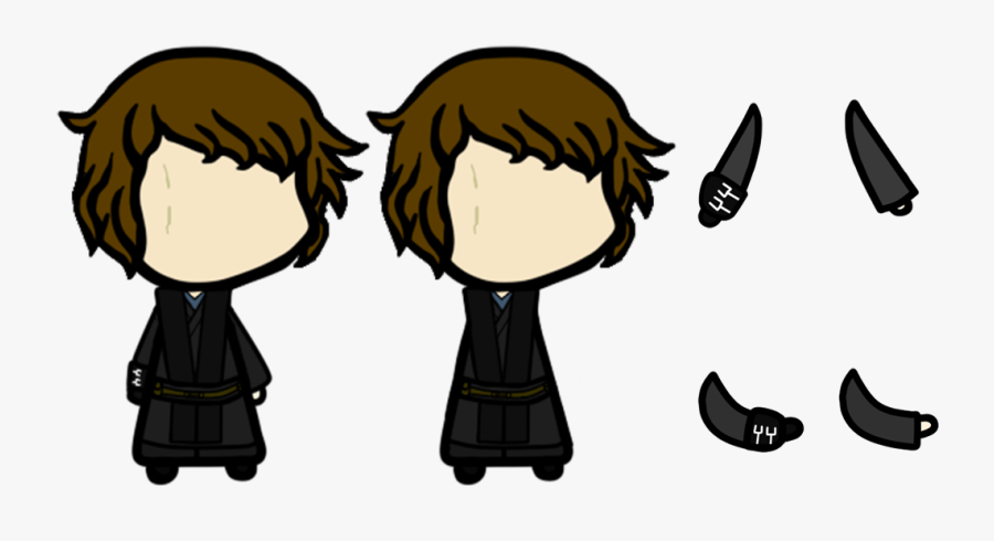 Lightsaber Clipart Anakinluke - Anakin Skywalker Walfa, Transparent Clipart