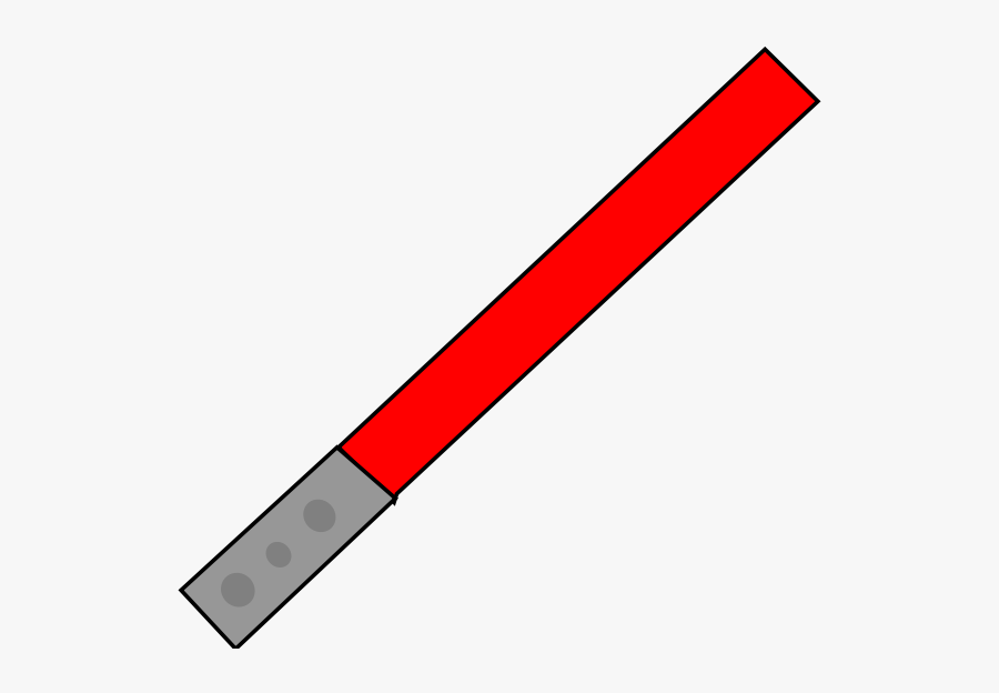 Red Light Saber - Red Baseball Bat Clipart, Transparent Clipart