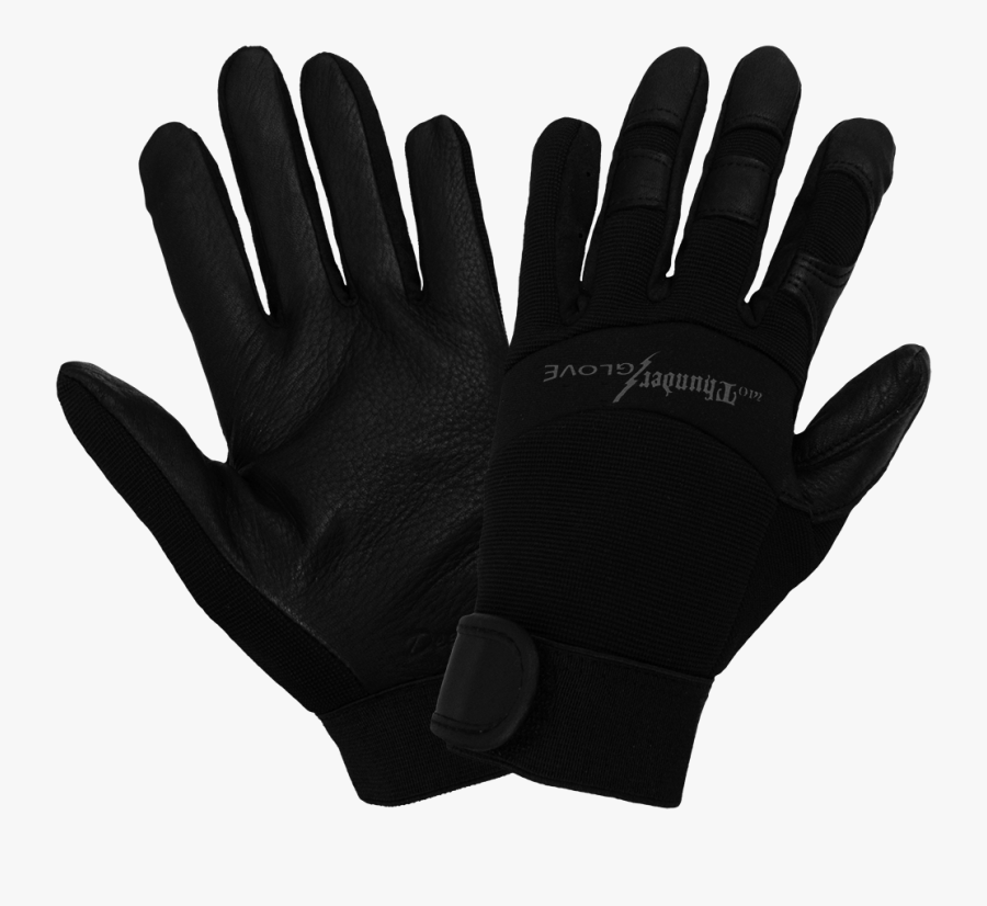 Deerskin Mechanics Style Gloves - Leather, Transparent Clipart