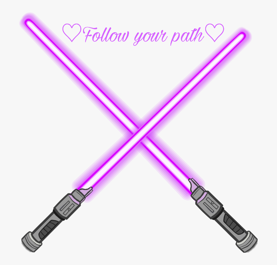 Transparent Purple Lightsaber Png - Purple Lightsaber Without Background, Transparent Clipart