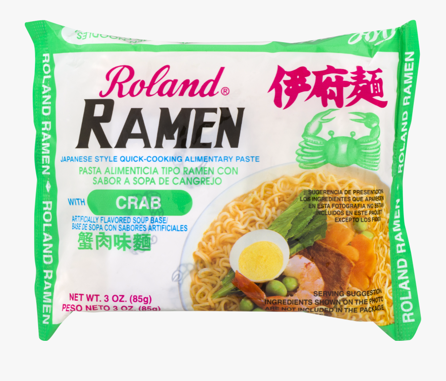 Transparent Noodles Clipart - Crab Flavored Ramen, Transparent Clipart