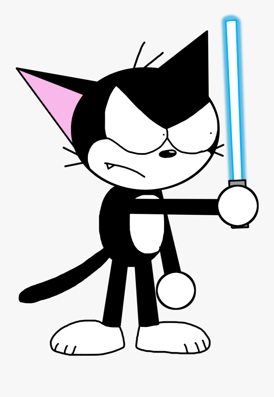 Cyborg Kuro-chan With Lightsaber By Marcospower1996 - Bendy Marcospower1996 On Deviantart, Transparent Clipart