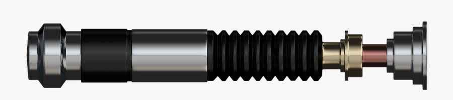 Star Wars, Lightsaber, Laser Sword - Star Wars Lightsaber Handle Png, Transparent Clipart