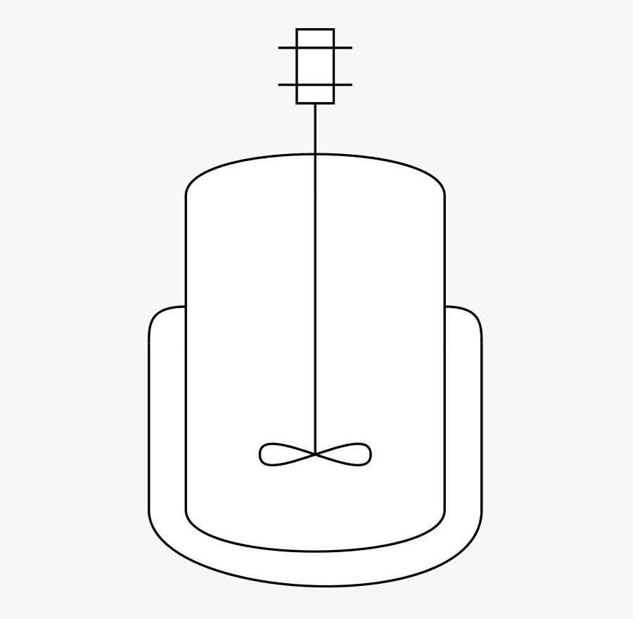 Line Art,angle,area - Réacteur Double Enveloppe, Transparent Clipart