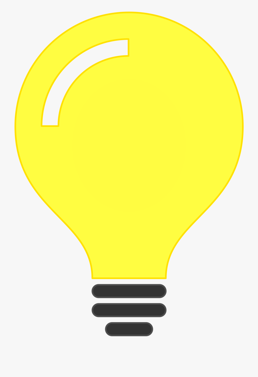 Transparent Horizon Clipart - Light Bulb Png Minimalist, Transparent Clipart