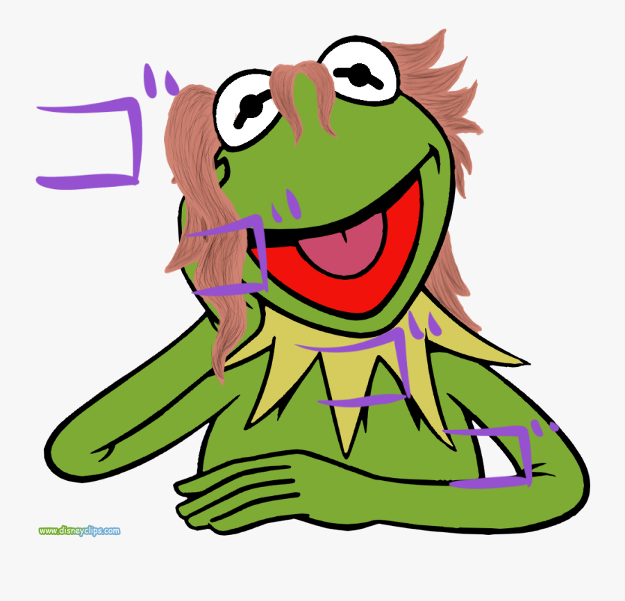I Called Kakyoin Kermit The Noodle And Then This - Kermit The Frog Line Art, Transparent Clipart