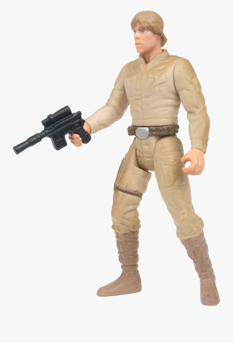 Bespin Luke Skywalker With Lightsaber And Blaster Pistol - Power Of The Force Bespin Luke, Transparent Clipart