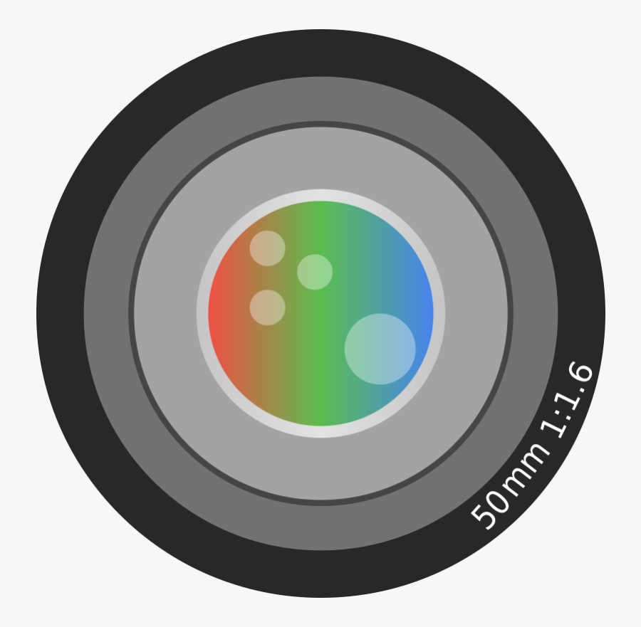 Lens,circle,camera Lens - Animation Camera Lens Png, Transparent Clipart