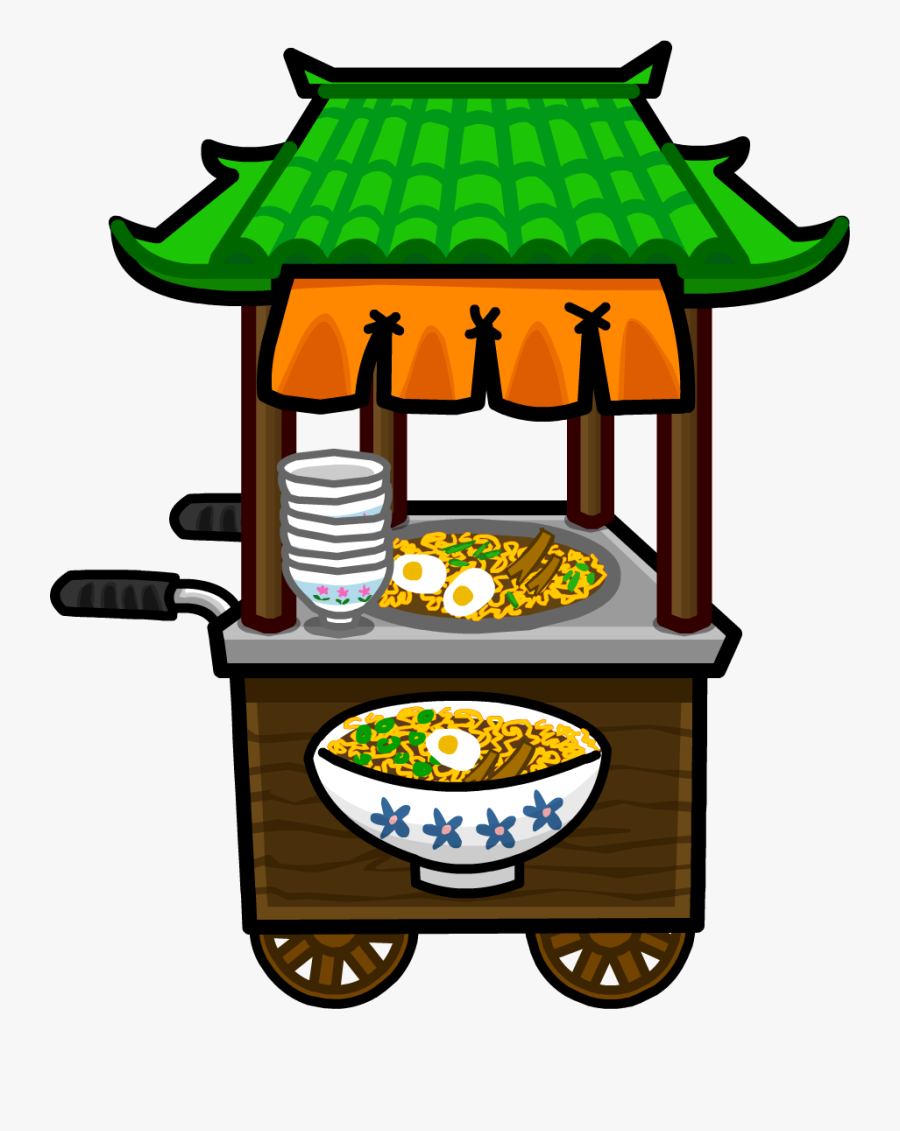 Foods Clipart Noodle - Club Penguin Noodle Stand, Transparent Clipart