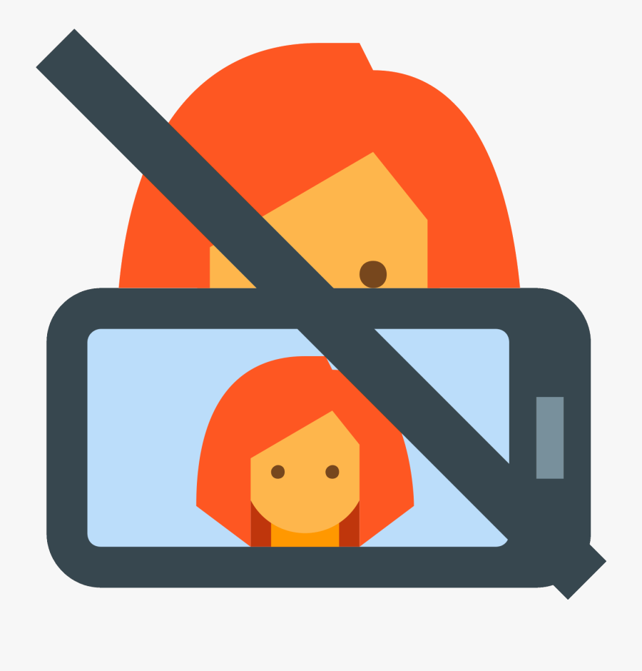 No Selfie Icon - Selfie Icon Png, Transparent Clipart