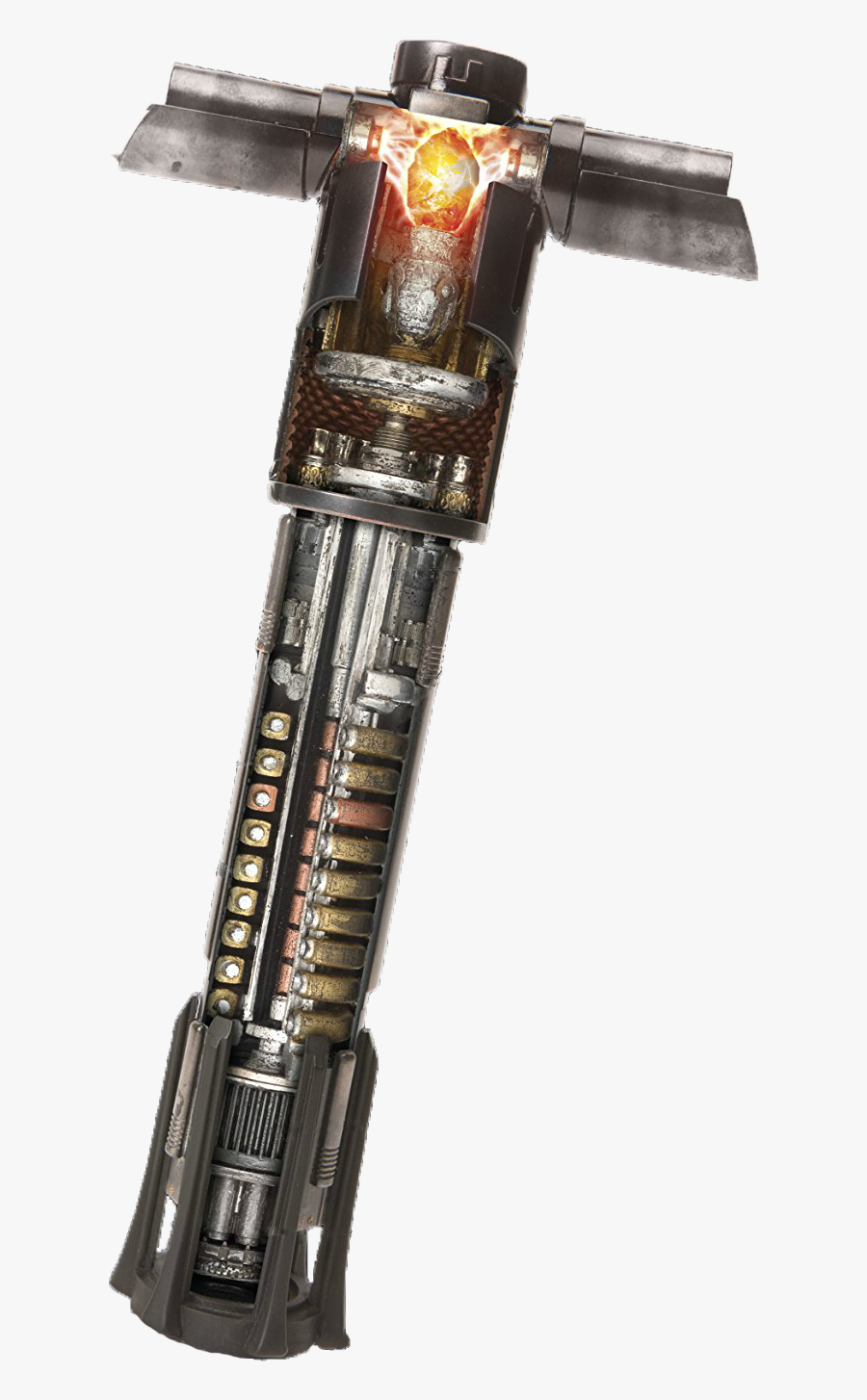 Transparent Lightsaber Blade Png - Spada Laser Di Kylo Ren, Transparent Clipart