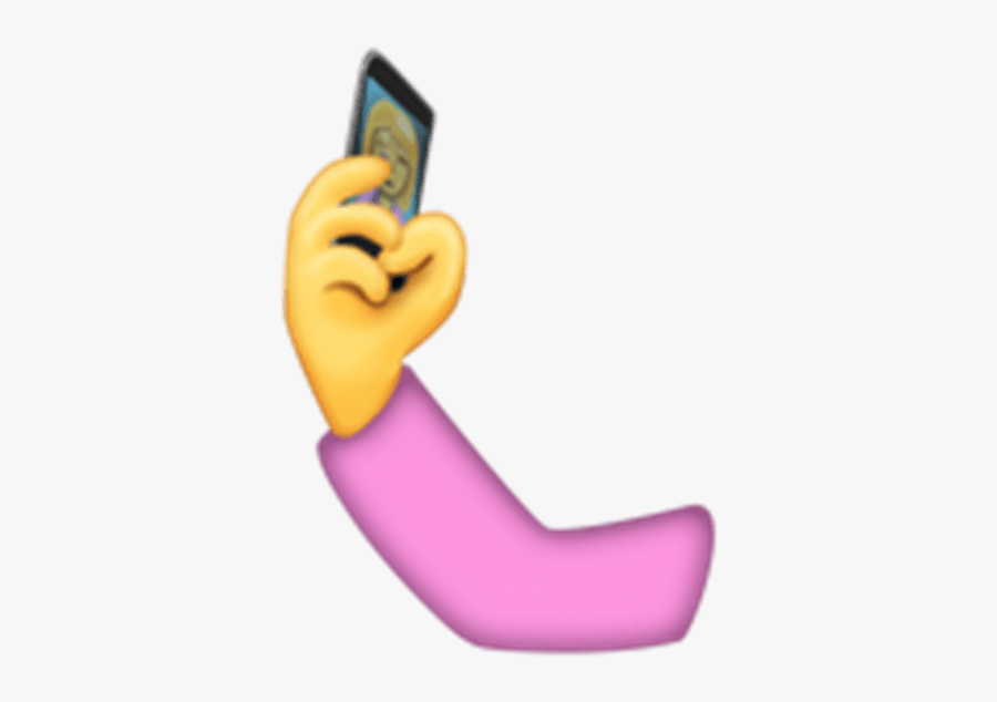 Taking Selfie Emoji - Selfie Emoji, Transparent Clipart