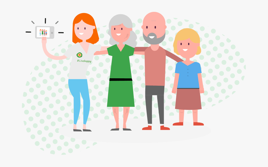 Group Selfie Clipart Png, Transparent Clipart