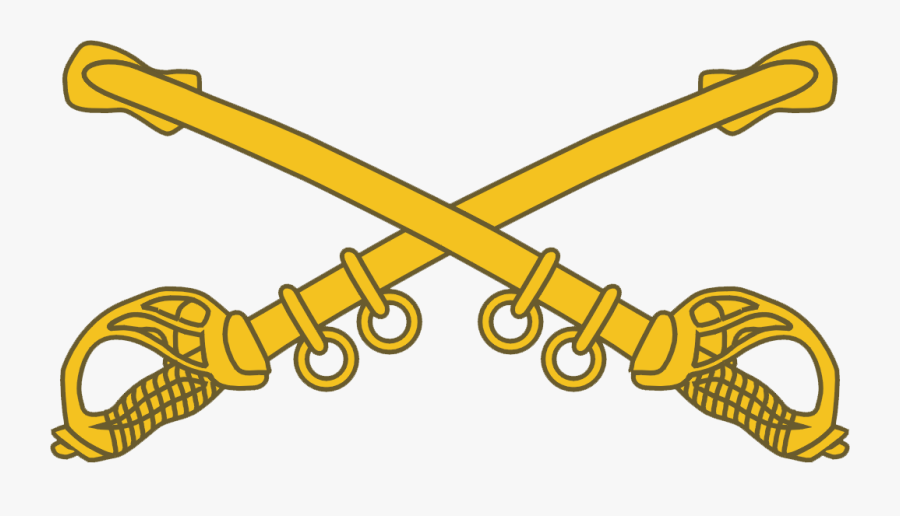 Picture Download Saber Clipart Cav - Cavalry Branch Insignia, Transparent Clipart