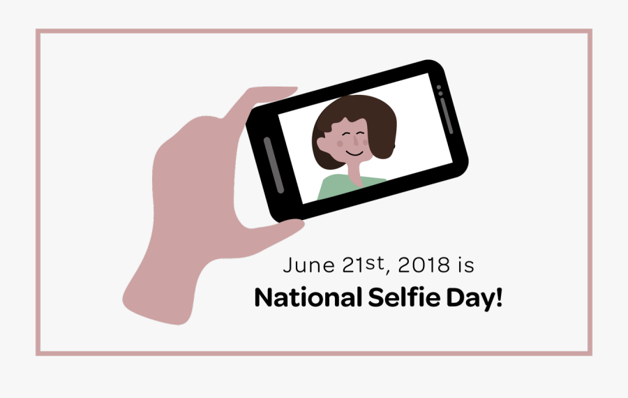 National Selfie Day Clipart, Transparent Clipart