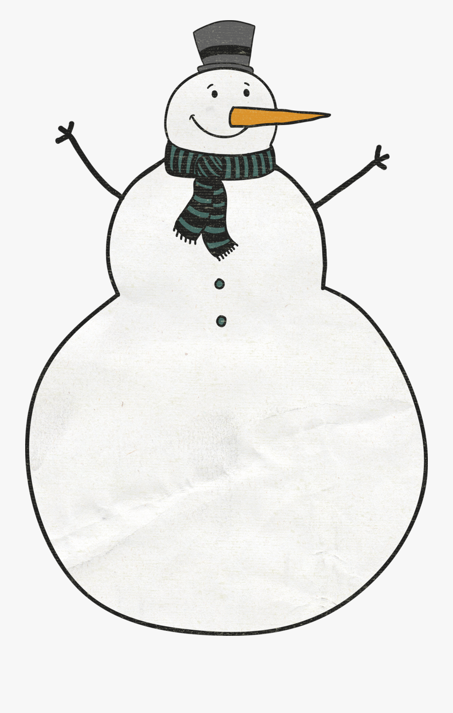 Snowman, Transparent Clipart
