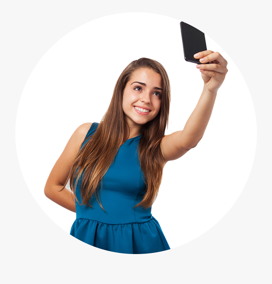 Download Girl Selfie Png, Transparent Clipart