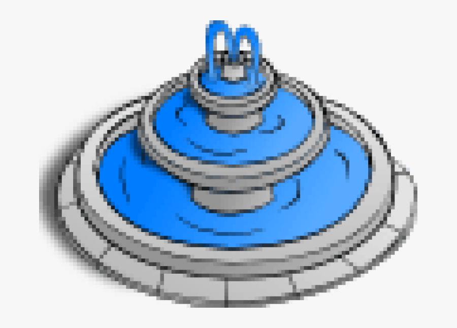 Fountain Clipart Circular - Fonte De Agua Png, Transparent Clipart