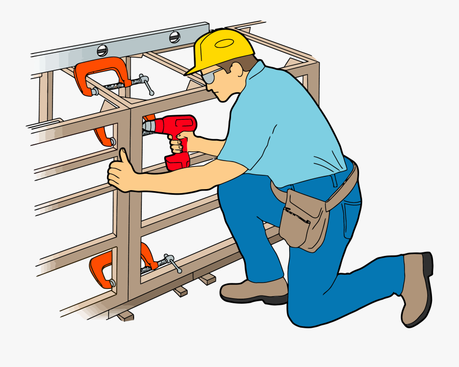 Carpenter Cabinet Work Clipart Png - Carpenter Clipart Png, Transparent Clipart