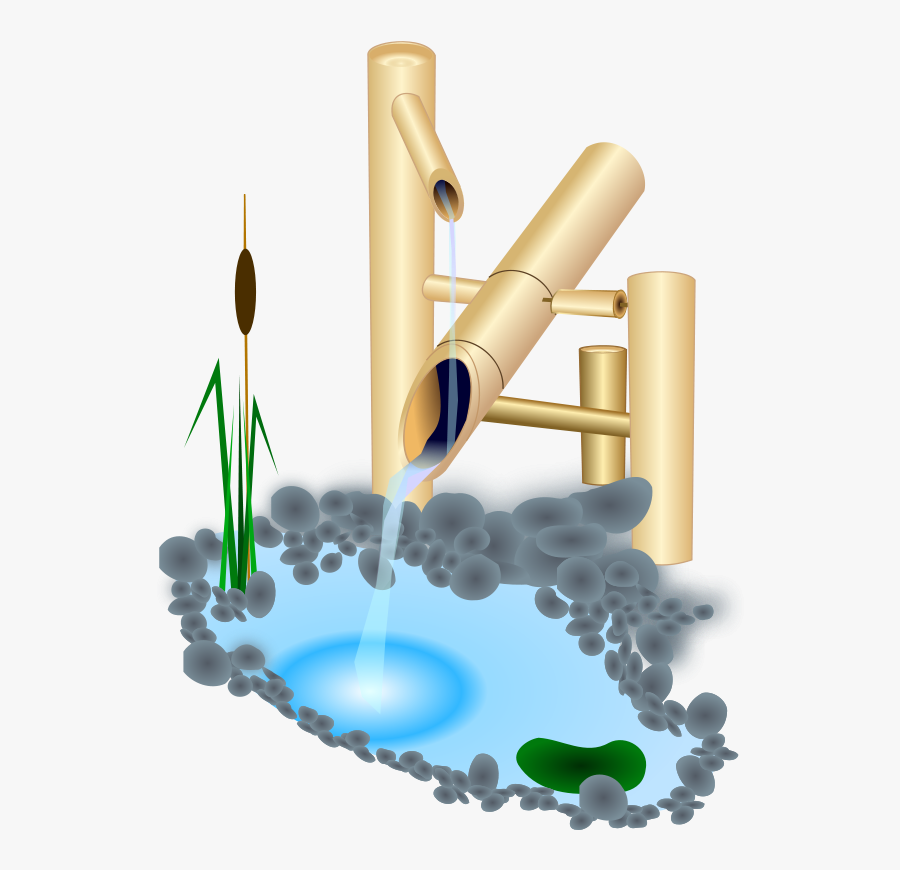 Fountain From Japan - Japanese Water Fountain Png, Transparent Clipart