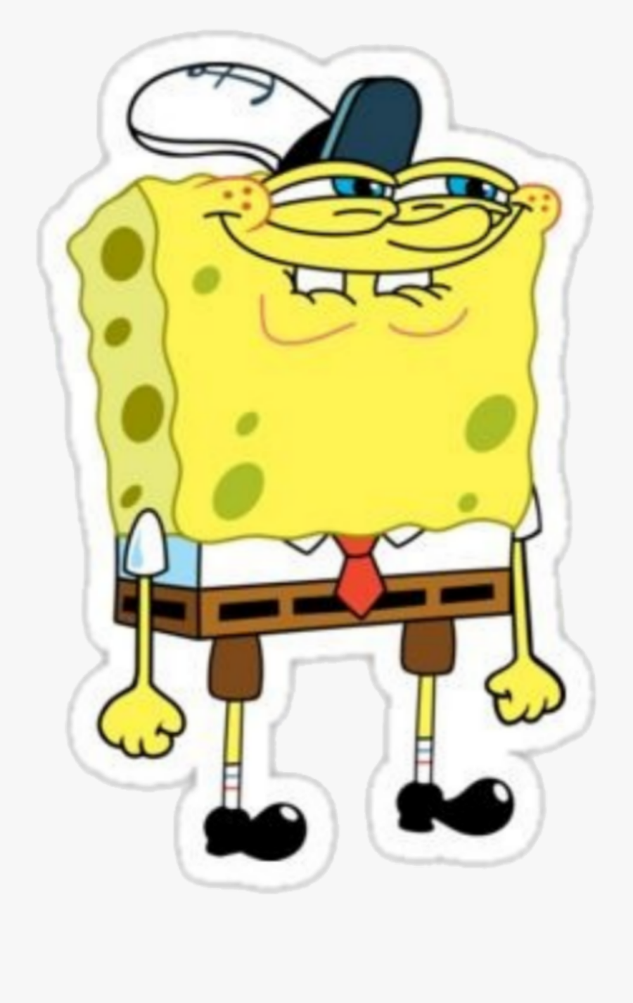 #spongebob #squarepants #sponge #square #cartoon - Good Stickers For Snapchat, Transparent Clipart
