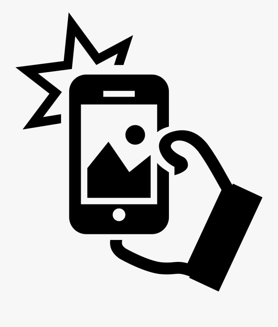 Selfie Clipart Iphone - Taking Photo Icon Png, Transparent Clipart