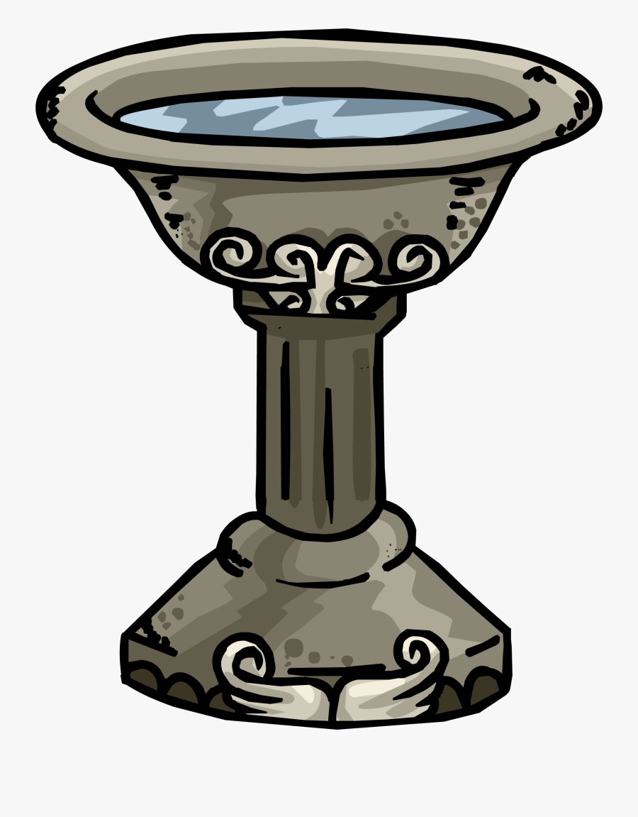 Bath Club Penguin Wiki - Bird Bath Png, Transparent Clipart