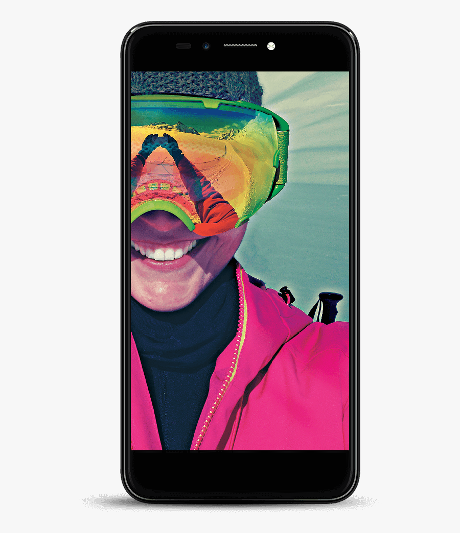 Clipart Stock Transparent Smartphone Front - Micromax Selfie 2 Note, Transparent Clipart