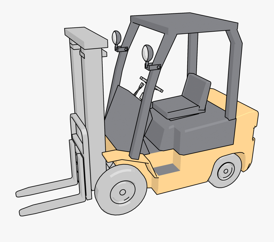 Forklift Clipart Png - Forklift Cartoon, Transparent Clipart