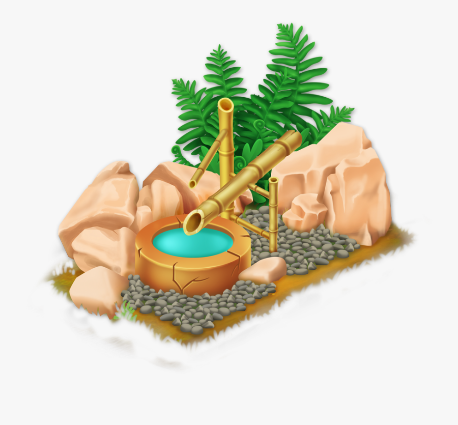 Fountain Clipart Top View - Hay Day Bamboo, Transparent Clipart