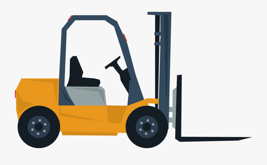 Car Wheel Forklift Automotive Design Vector Creative - Forklift Transparent Background, Transparent Clipart