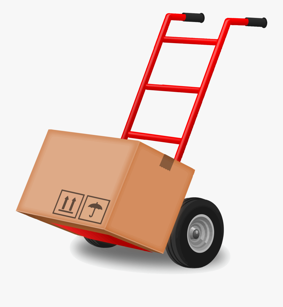 Tool,cylinder,motor Vehicle - Hand Truck Clipart, Transparent Clipart