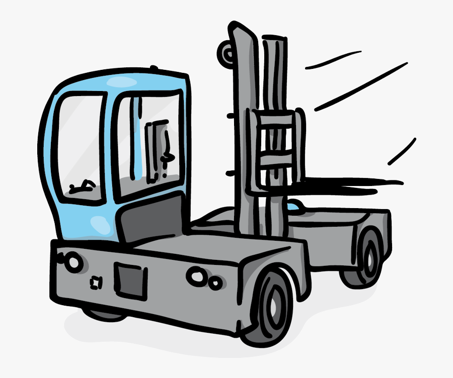 Sideloader - Seitenstapler Clipart, Transparent Clipart
