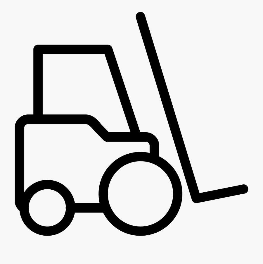 Fork Lift Icon Free - Transparent Forklift Icon Png, Transparent Clipart