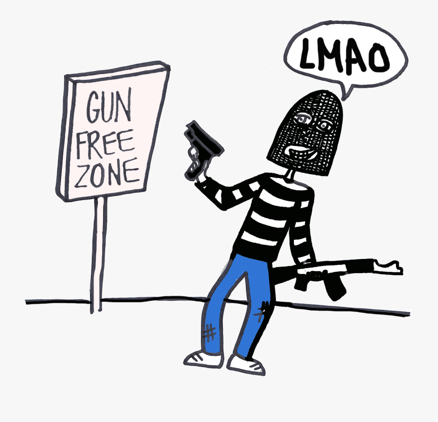 Gun-free Zones Do Not Work Clipart , Png Download - Cartoon, Transparent Clipart