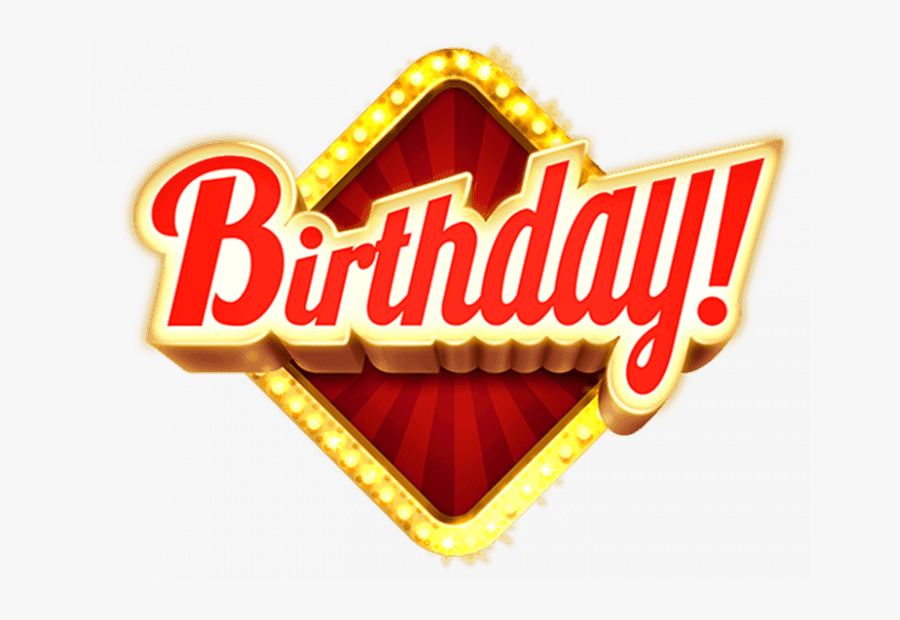 Birthday - Birthday Slot Machine, Transparent Clipart