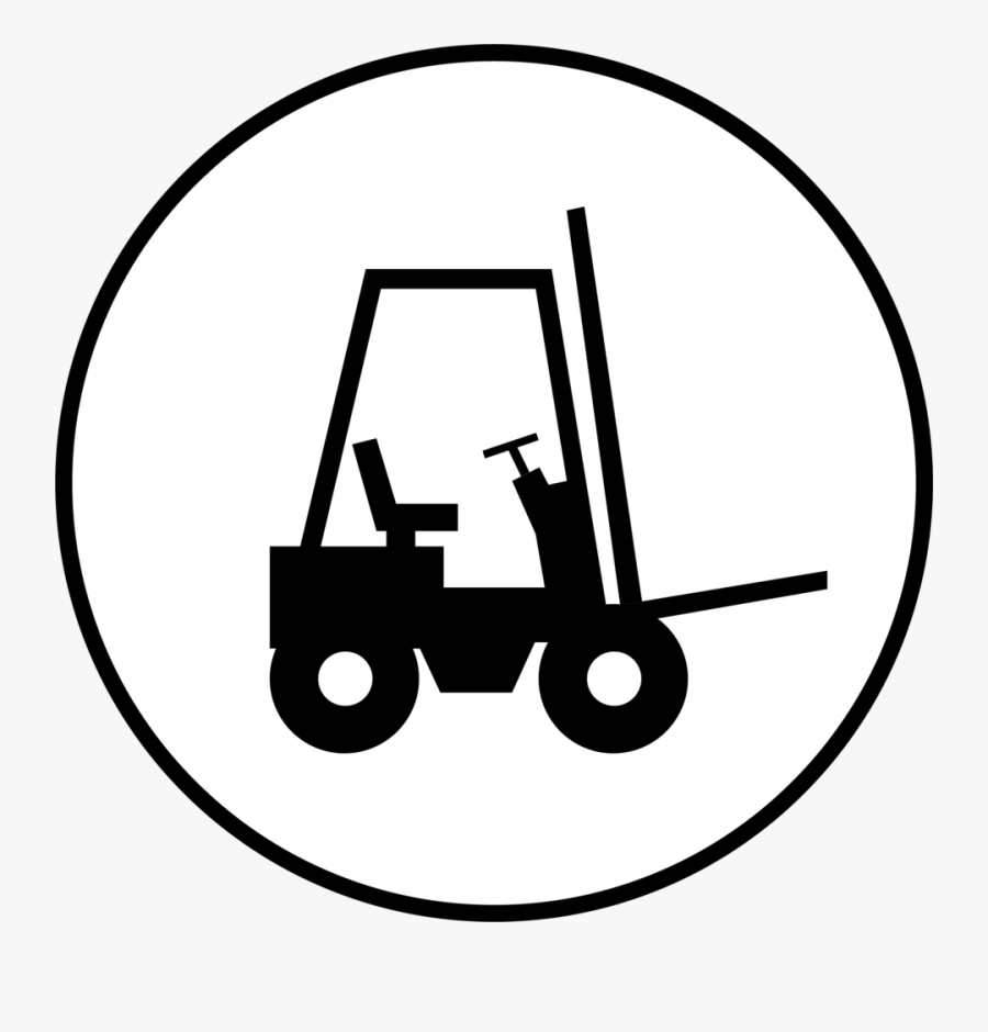 Forklift Clipart Drawing - Forklift Clip Art, Transparent Clipart