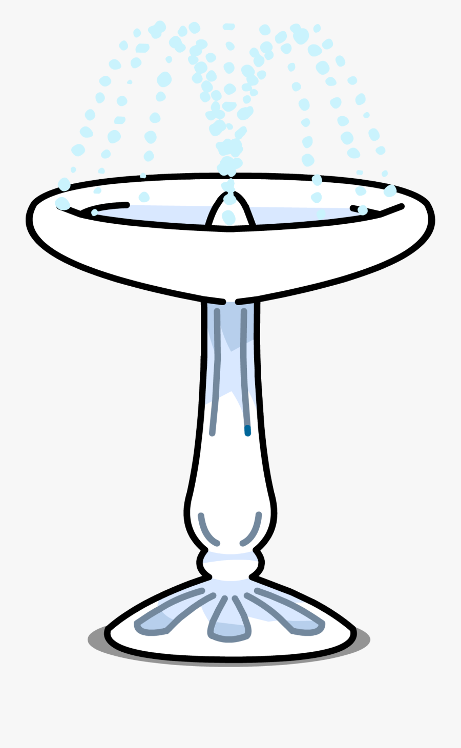 Fountain Clipart Pixel Art - Club Penguin Fountain, Transparent Clipart