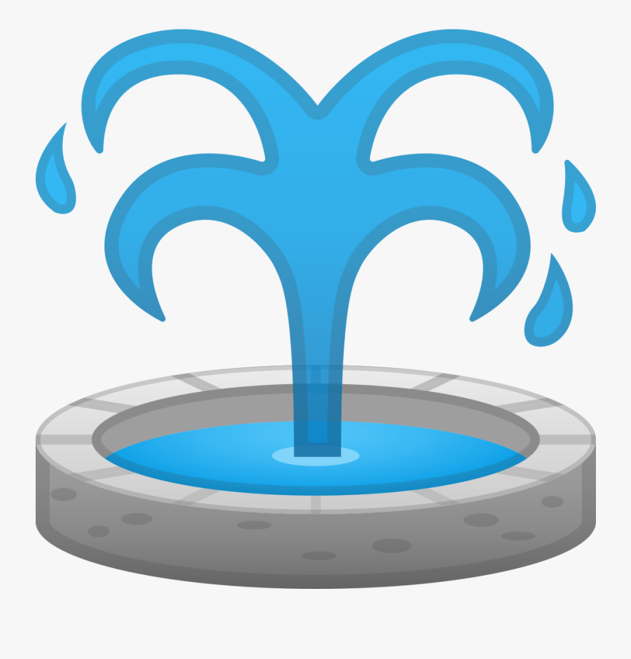 Emoji Brunnen - Fountain Ico, Transparent Clipart