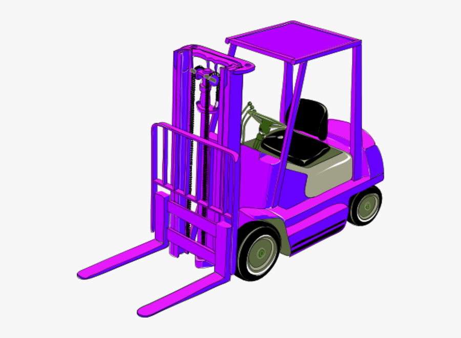 Truck Clipart Purple - Uso De La Maquinaria, Transparent Clipart