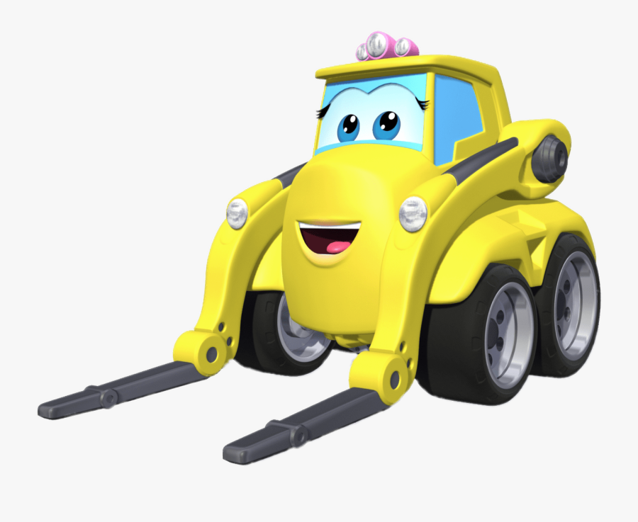 Haulie The Forklift - Adventures Of Chuck And Friends Haulie, Transparent Clipart
