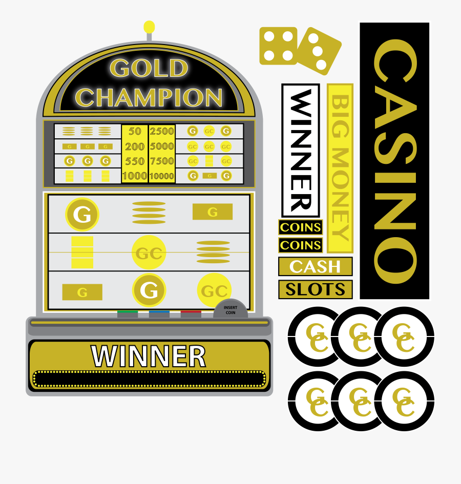 Slot Machine Clipart, Transparent Clipart