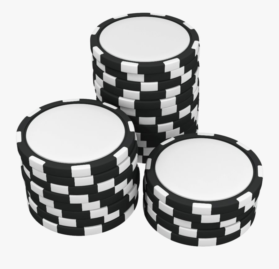 Create Your Own Clay Composite Poker Chips - Poker Chips Clipart Black And White, Transparent Clipart